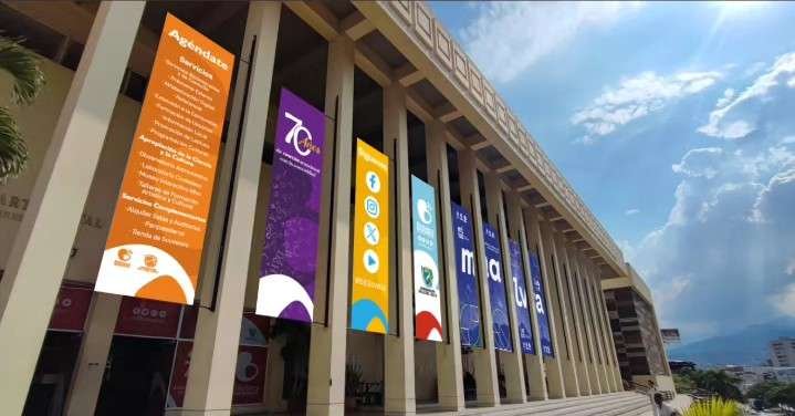 Fachada de la Biblioteca Departamental Jorge Garcés Borrero