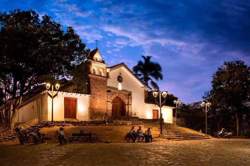 Imagen de la capilla de San Antonio, ubicada en Cali