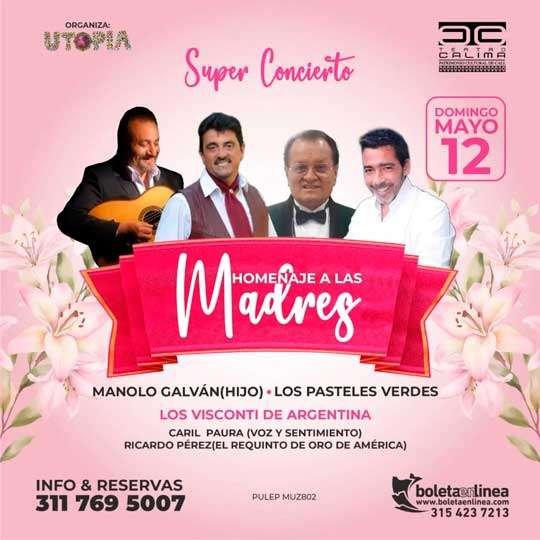 Póster celebración Día de la Madre