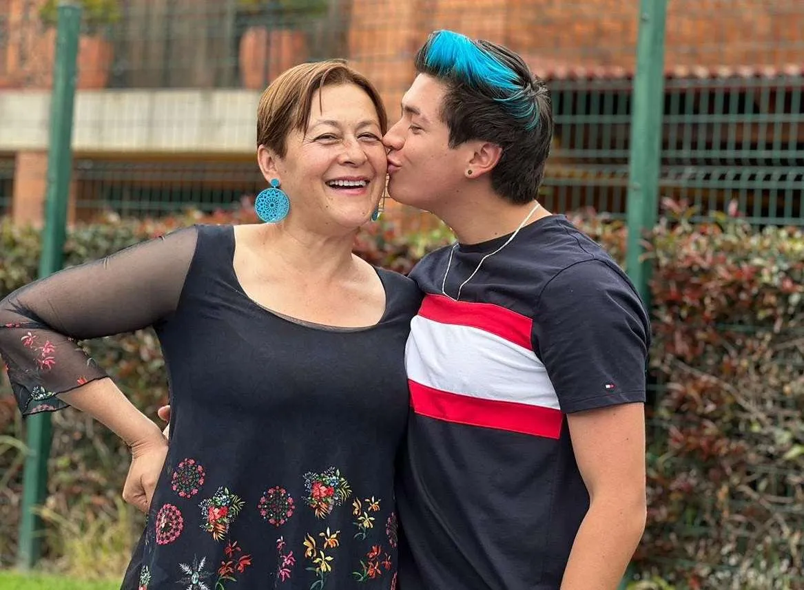 Alina Lozano y su pareja Jim Velásquez