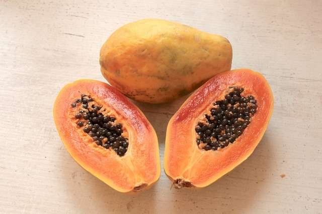 Frutas, papaya
