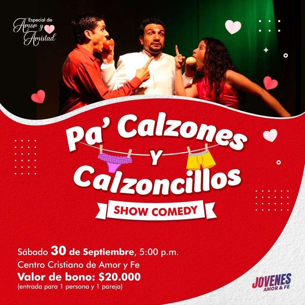 Teatro, obra Pa' Calzones y Calzoncillos, este fin de semana en Cali