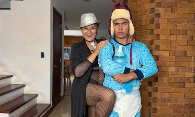 Alina Lozano y Jim Velásquez causaron revuelo con sus disfraces de Halloween