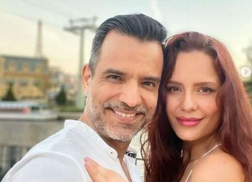 Sin ropa y con torta en mano, así Ana Lucía le celebró los cumpleaños a su esposo