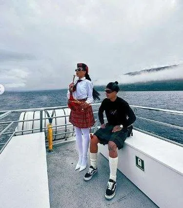 Felipe Saruma y Andrea Valdiri