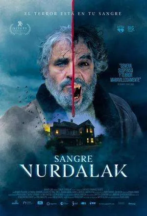 Póster de la película argentina 'Sangre Vurdalak' que dio inicio al Festival Audiovisual Takeshima en Cali.