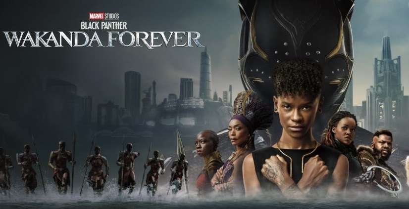 Póster de la película Black Panther: Wakanda Forever que será proyectada en la celebración del Mes de la Historia Negra.