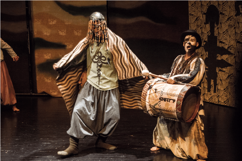 Personajes de la obra teatral 'La Mentira y la Verdad' del Teatro Experimental de Cali, evento que se realizará este fin de semana.