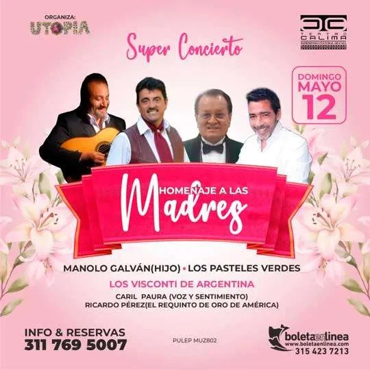 Póster celebración Día de la Madre